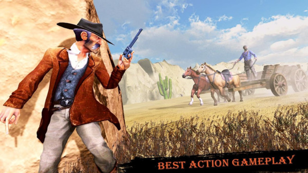 扮演西部牛仔的手机游戏-西部牛仔大冒险：射击技巧与马术表现，成就顶级牛仔之路