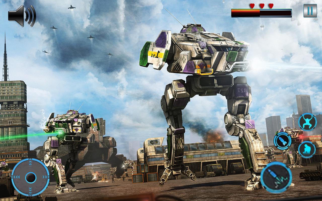 机器人战争英雄游戏手机版-未来科幻战争策略游戏：挑战机器人英雄，感受虚拟战场的惊险与紧张